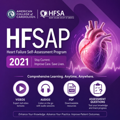HFSAP ( Heart Failure Self-Assessment Program ) 2021 (Videos + Audios + PDF + Assessment Questions)