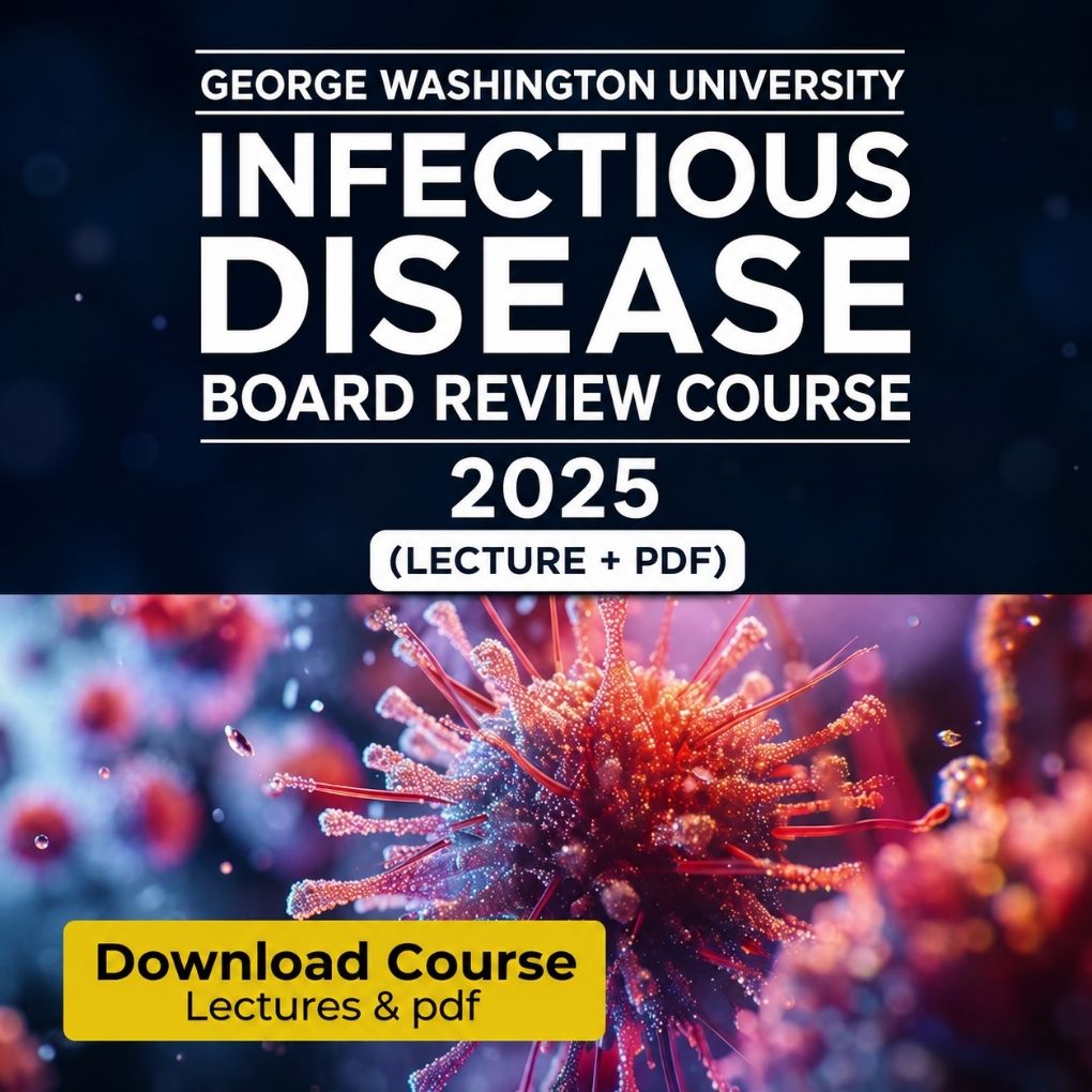 George Washington University Infectious Disease Board Review Course 2025 (Lecture +PDF)